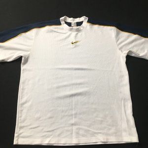 Vintage Nike Silver Tag Center Swoosh short Sleeve Waffle Weave cal bears univ